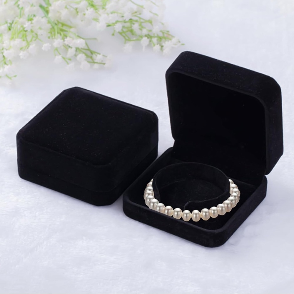 ✨Two Black Velvet Bracelet Jewelry Cases (Set of 2)